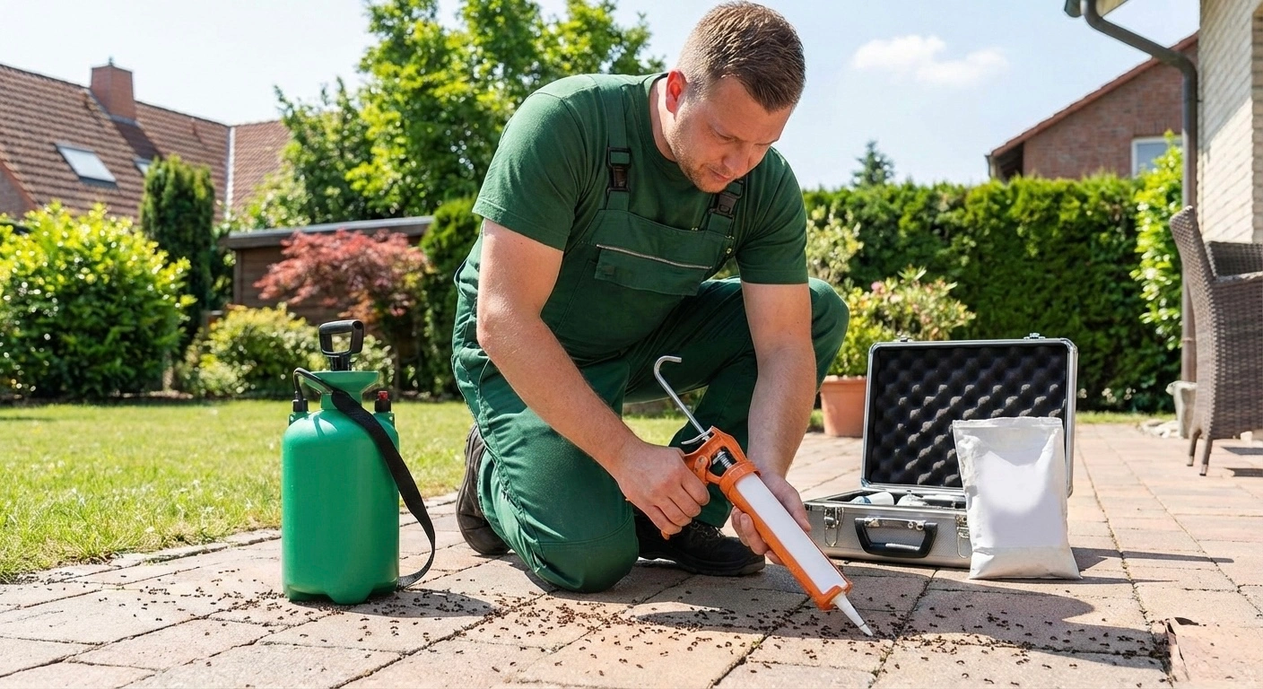 Ameisenbekämpfung im Außenbereich