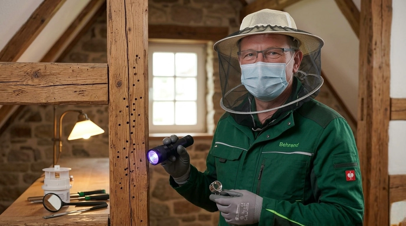 UV-Inspektion auf Schädlingsbefall